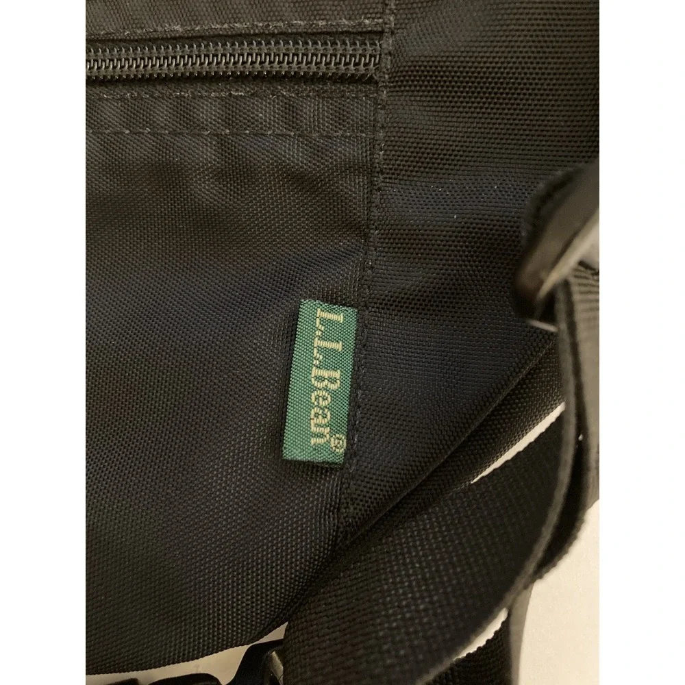 Vintage LL Bean Nylon Fanny Pack Waist Belt Bag Zippered Pockets Made in USA - Picture 5 of 10